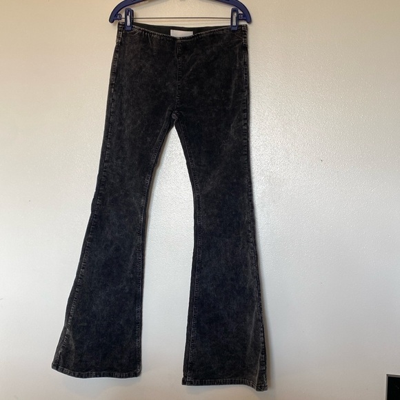 Newbury Kustom Mid-Rise Flare Stretch velvety corduroy like slip on   Pants med - Picture 6 of 16